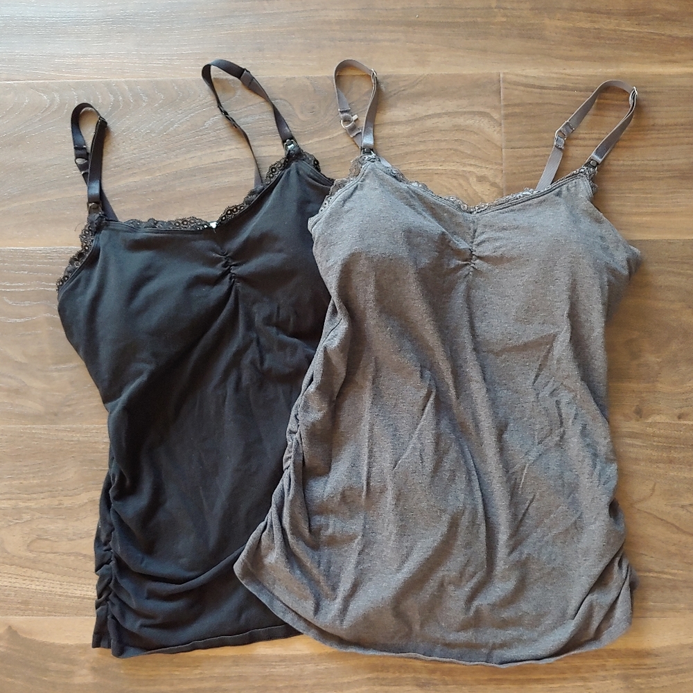 Nursing clip down cami tank